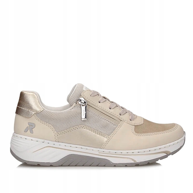 Módní béžové dámské tenisky Rieker 53101-60