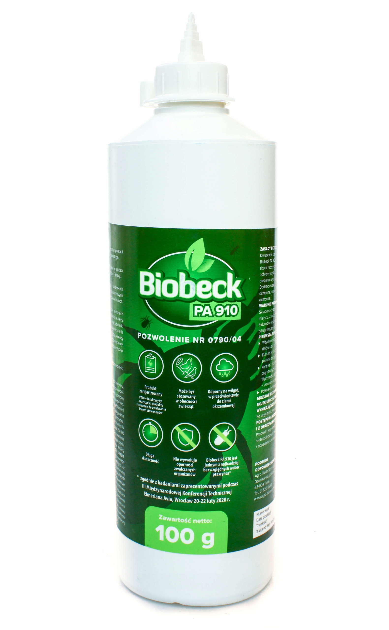 

Biobeck Pa 910 Insektycyd Na Roztocza Ptaszyńca