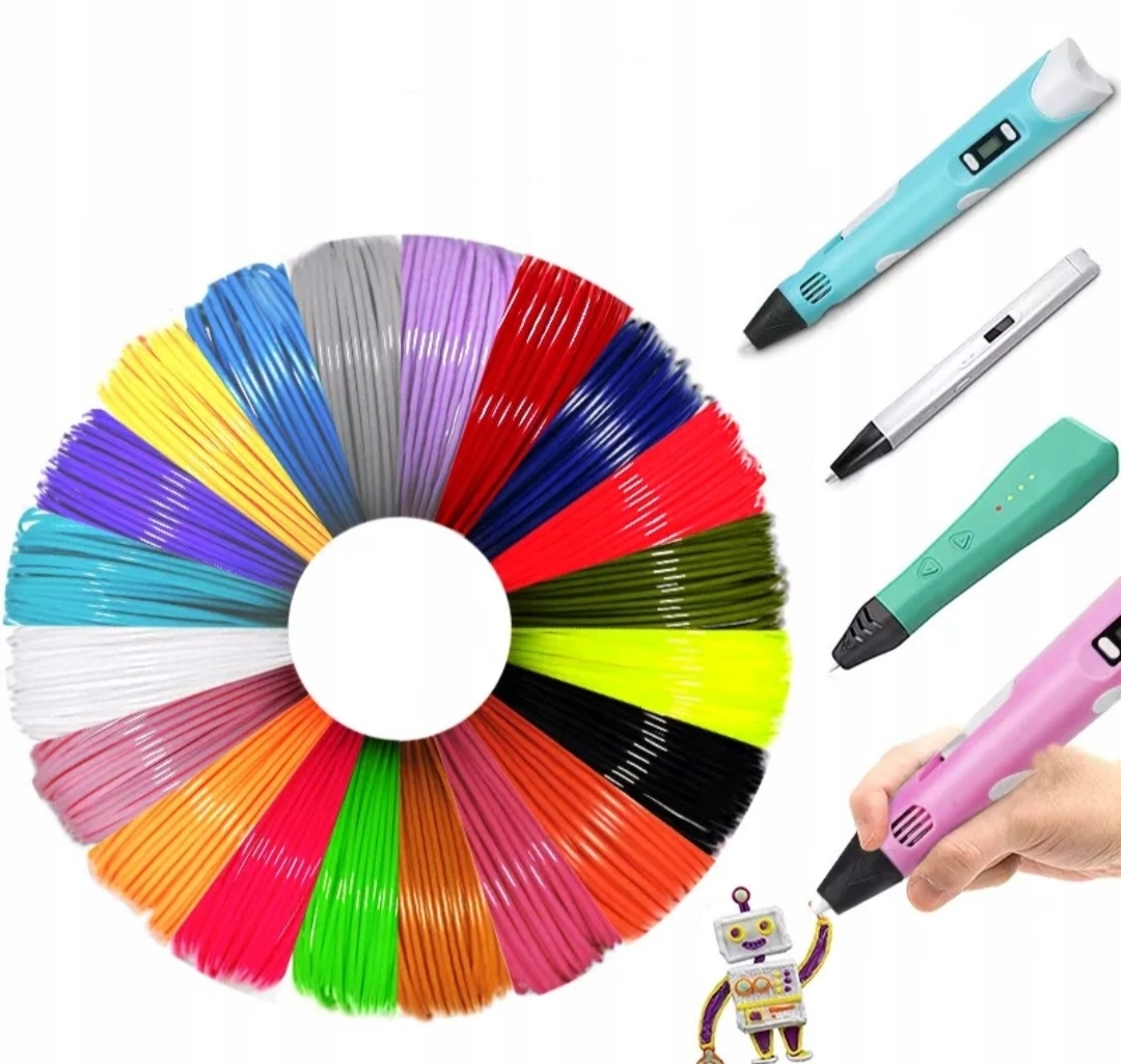 

Filament Pla Wkłady Długopis 3D Pen 100M 20*5M