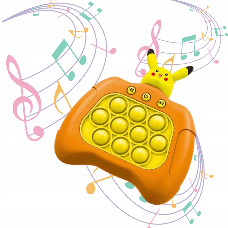 KONSOLA POP IT PIKACHU POKEMON GRA POPIT ANTYSTRESOWA Marka inna
