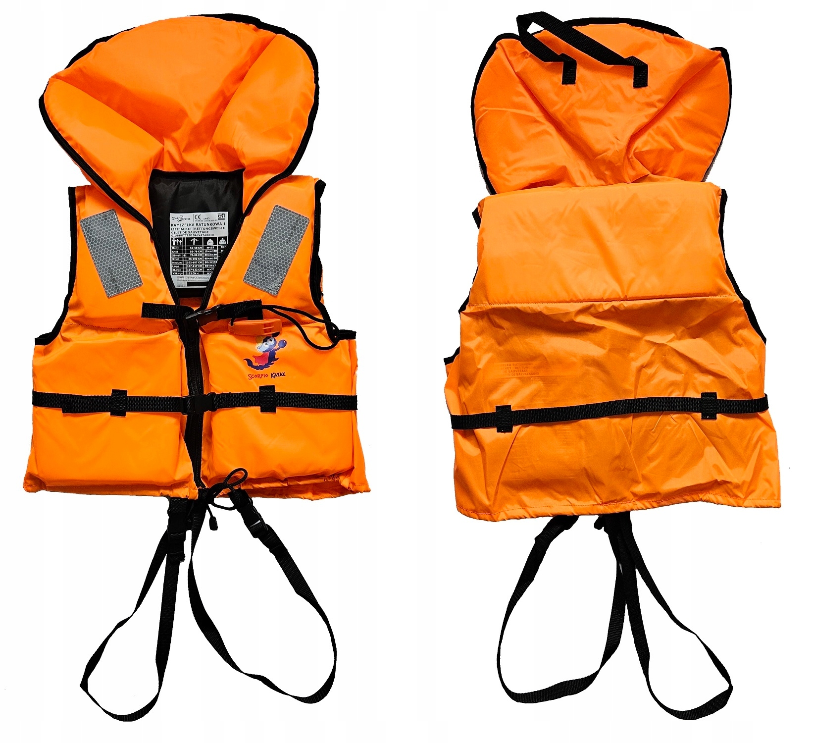 Záchranná Vesta Pro Děti Do Vody Kapok Kajak Loď 30-40 Kg 50 N