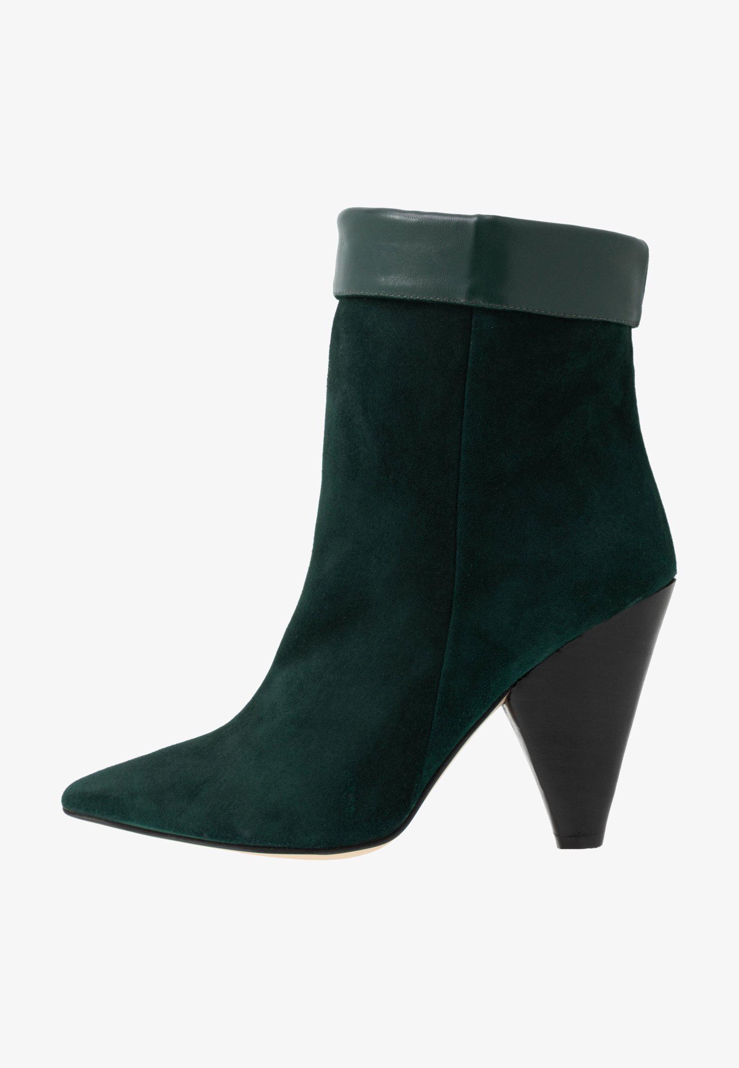 AL216*JONAK Volate Zelené Kotníkové Boty Semiš 38 14CA