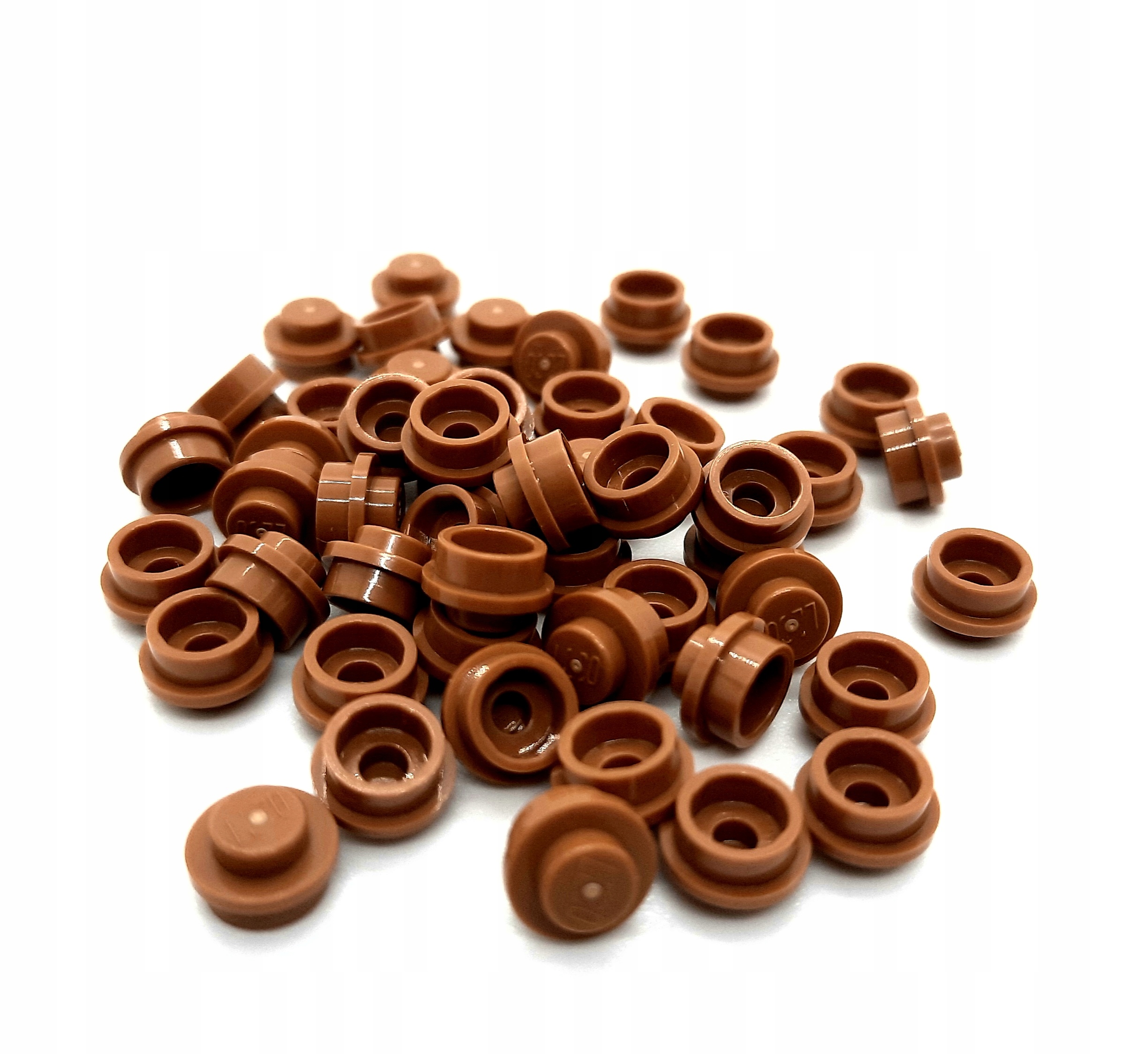 

Lego 4073 Plate Round 1x1 Medium Nougat 50szt.Nowe