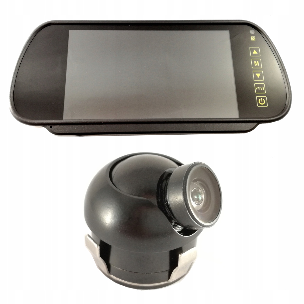 Монитор 7 дюймов Камера заднего вида передняя задняя комплект 12V