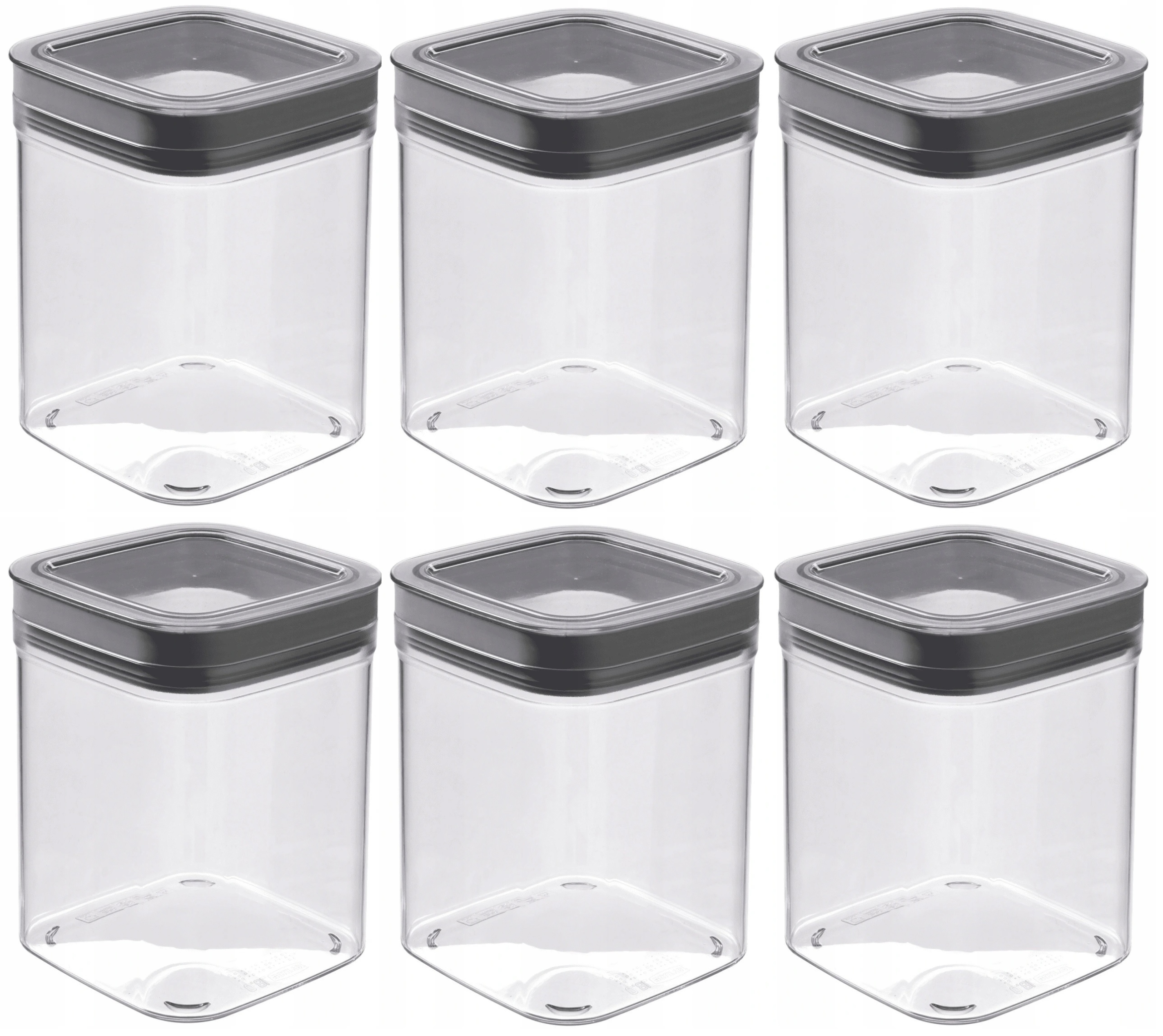

6x Pojemnik Na Żywność Sypkie Płatki Makaron 1,3L