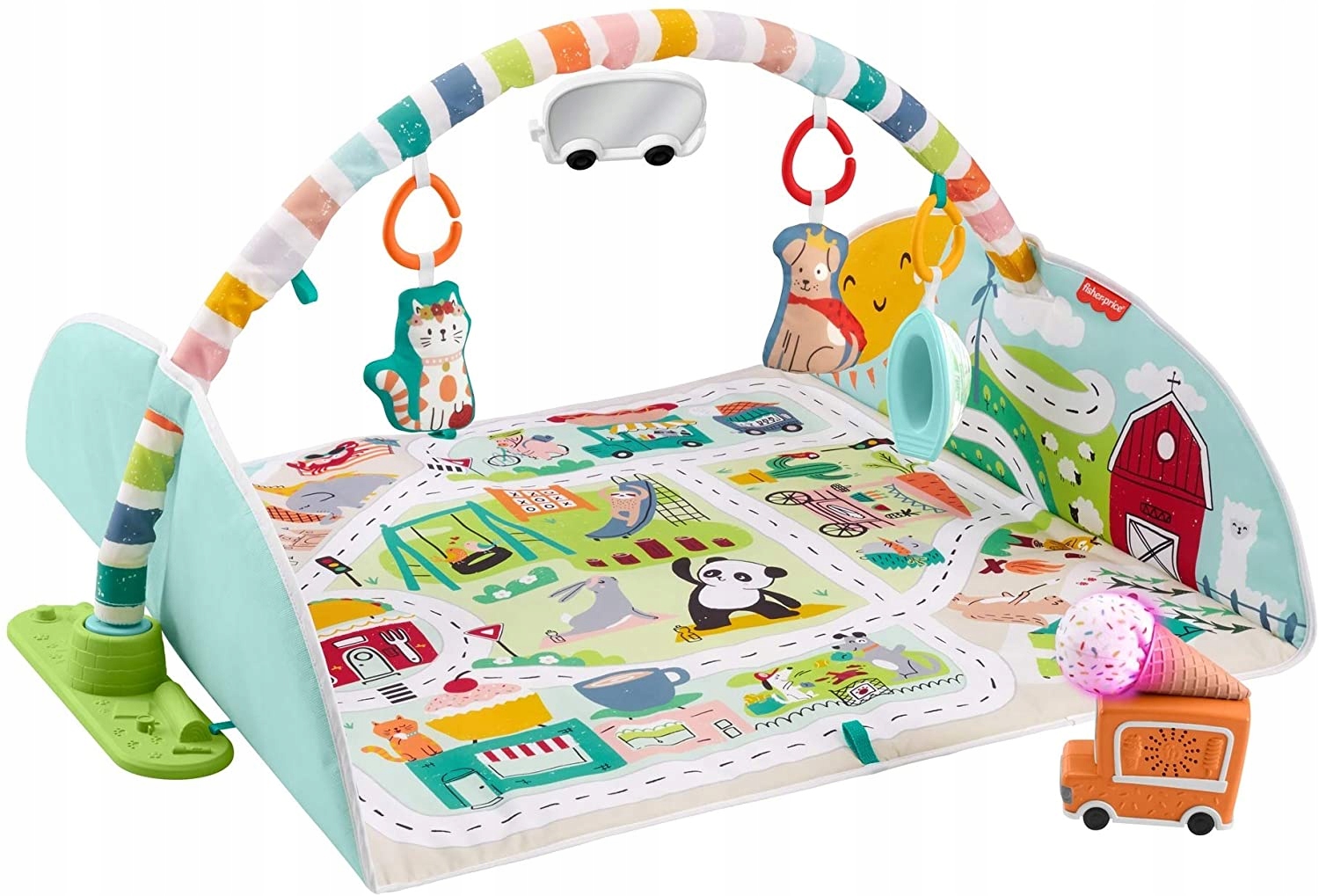 

Fisher Price Duża Mata Edukacyjna Wesołe Miasteczk