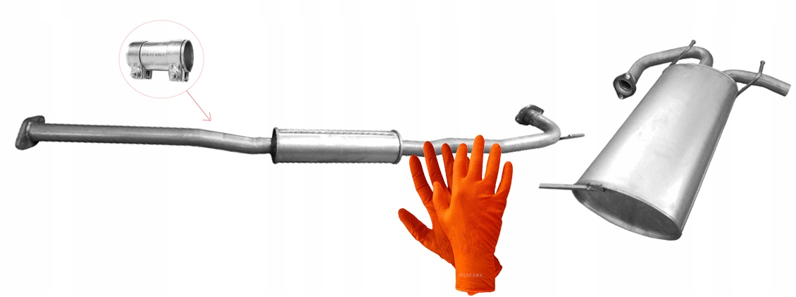 Nissan X-trail 2.0 2.5 (2001-2008) Tlumič Koncový