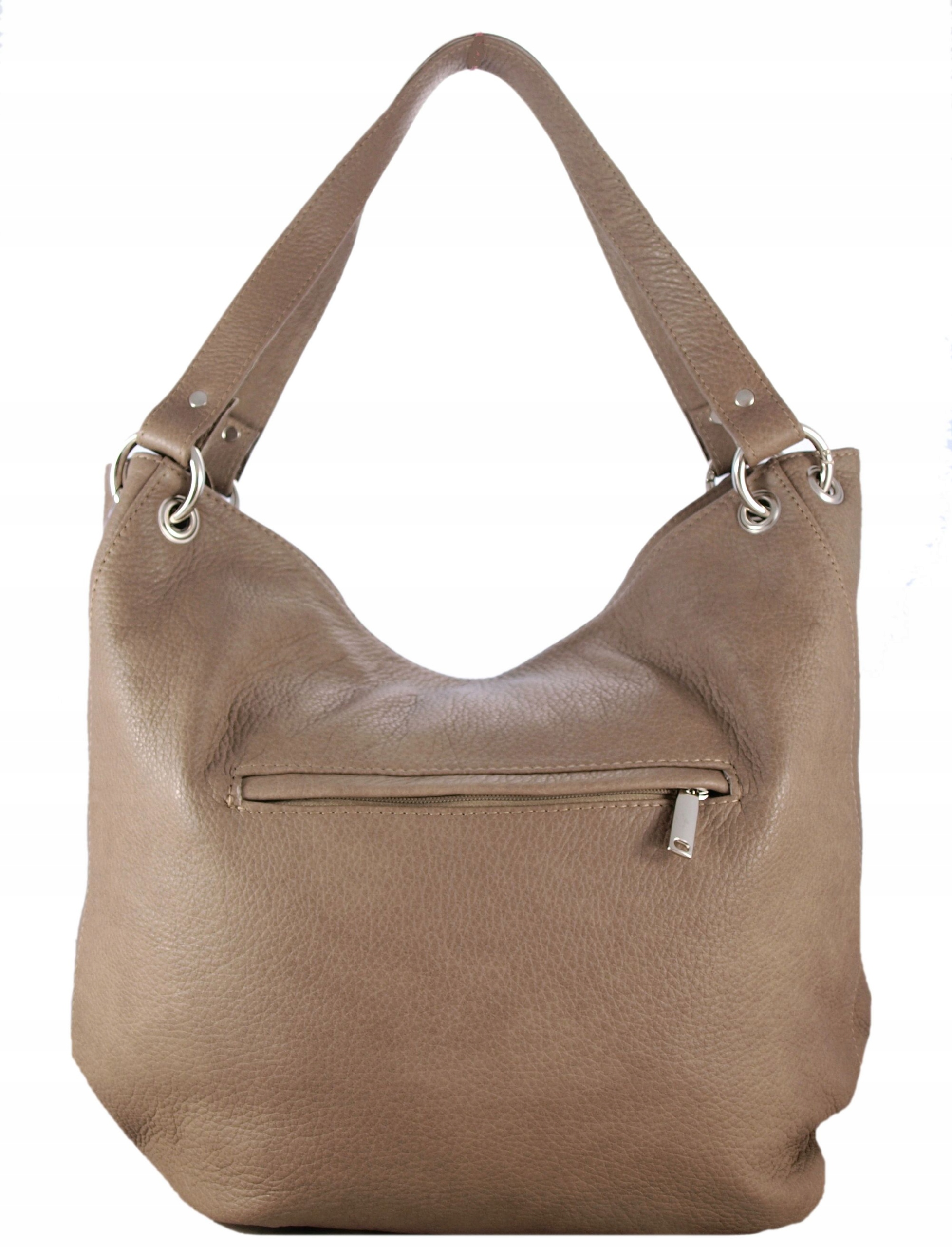 Skórzana torebka WOREK skóra naturalna Vera Pelle Model SKORA WOREK