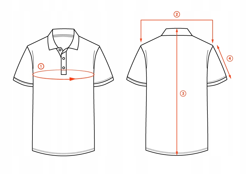 Koszulka Polo z Bawełny Męska Bordowa Próchnik PM3 4XL Rękaw krótki rękaw