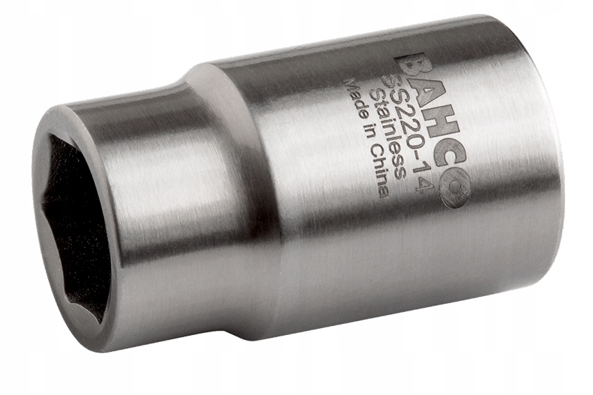 Nerezová násadka 1/2" 19 mm Šesťhranná, oceľová, magnetická, odolná