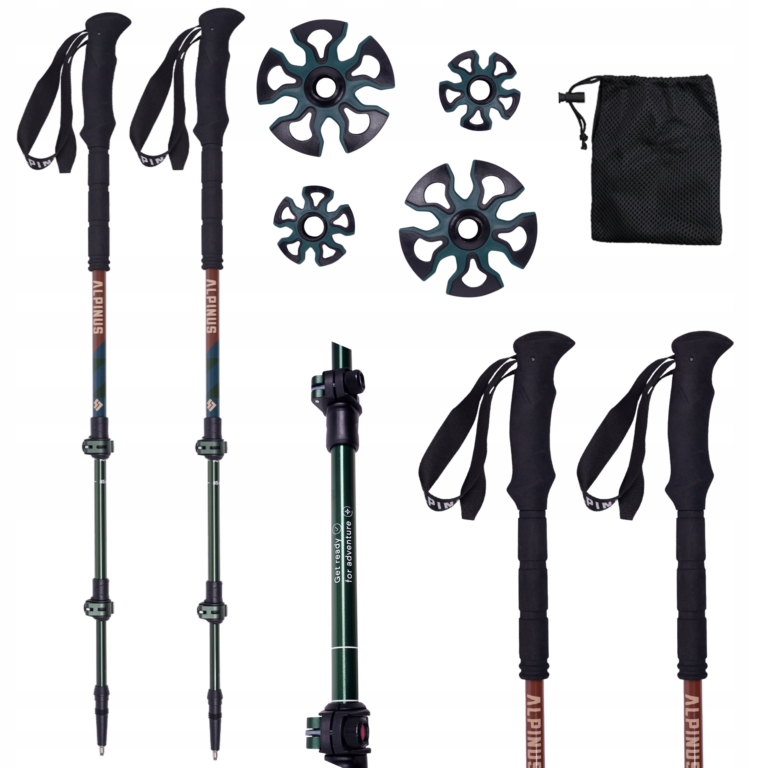 Kije Trekkingowe Alpinus Kijki Do Nordic Walking Matterhorn Na Spacer