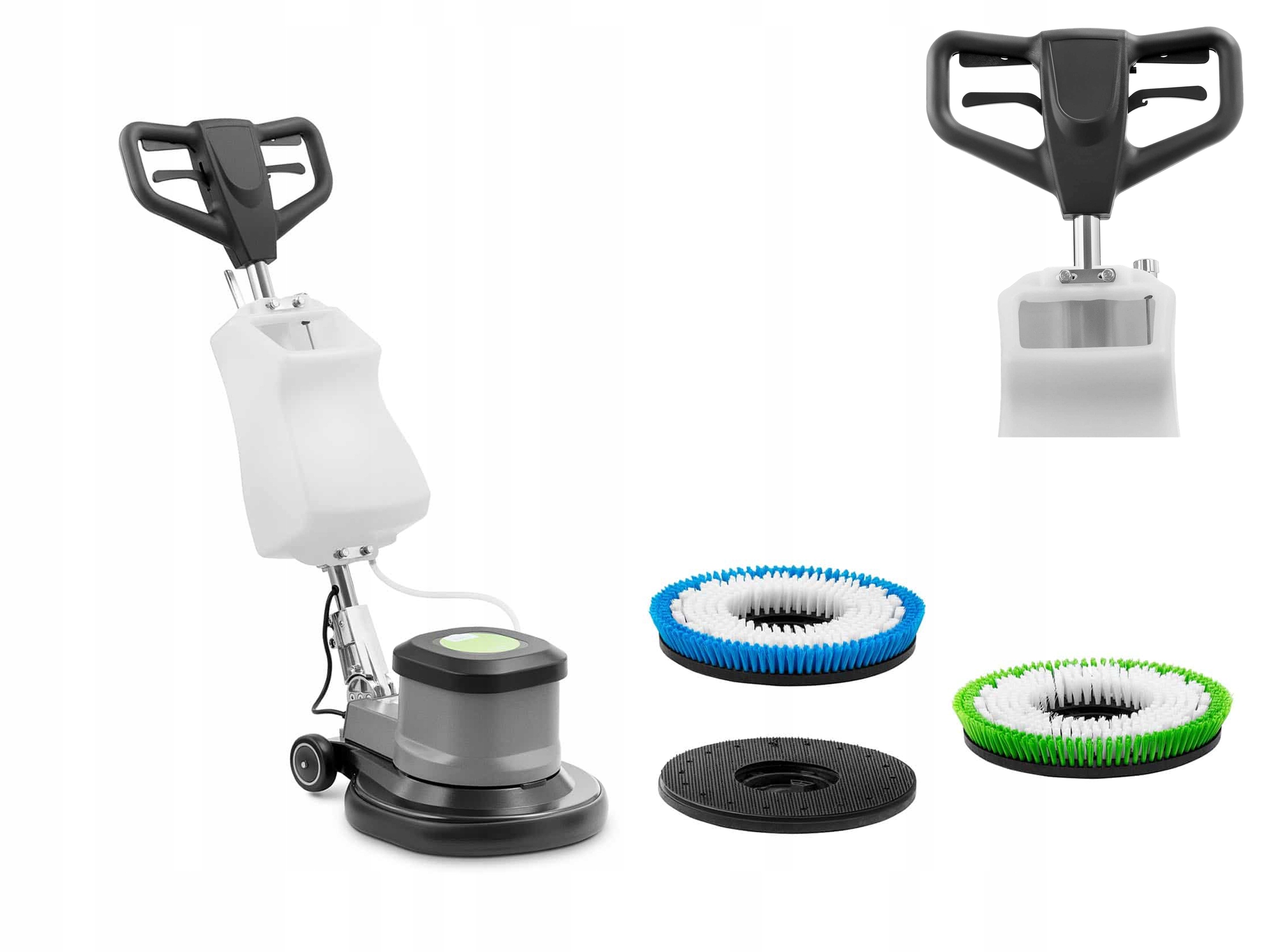 Průmyslová Drtičová Jednokotoučová 17" 5 L, Vyměnitelné Kartáče