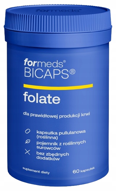 ForMeds BICAPS FOLATE 60 kaps. Kyselina listová Folacín Rast erytrocytov