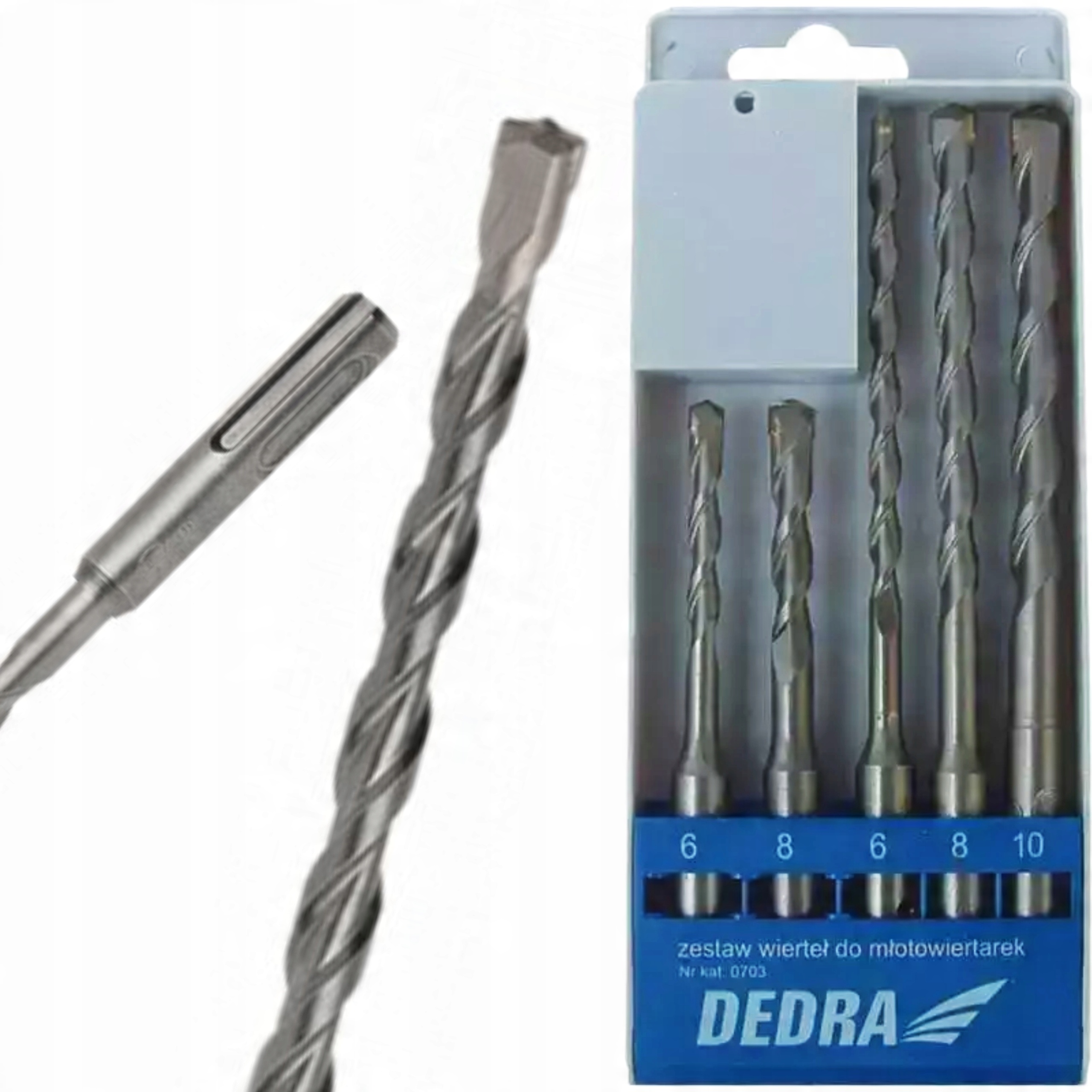 

Dedra Zestaw Wierteł Do Betonu Dedra 0703 Sds Plus