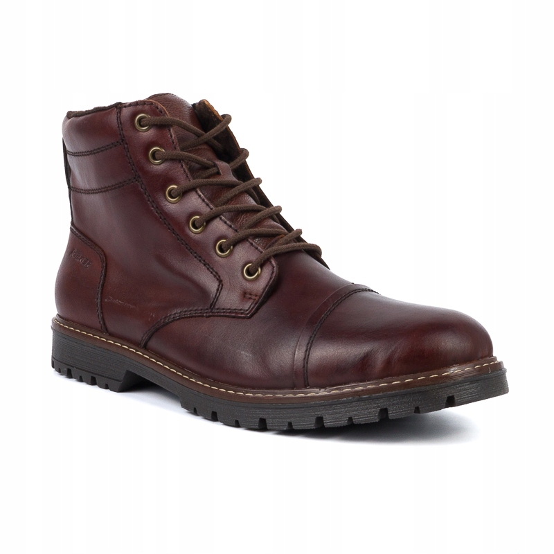 Pánské Kotníkové Boty Rieker F3604-25, hnědé, zateplené, na zip vel. 40, Sellecti