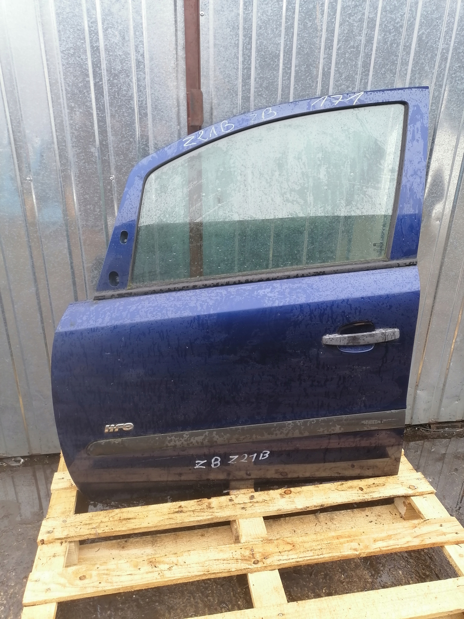 door left left front front OPEL ZAFIRA B Z21B