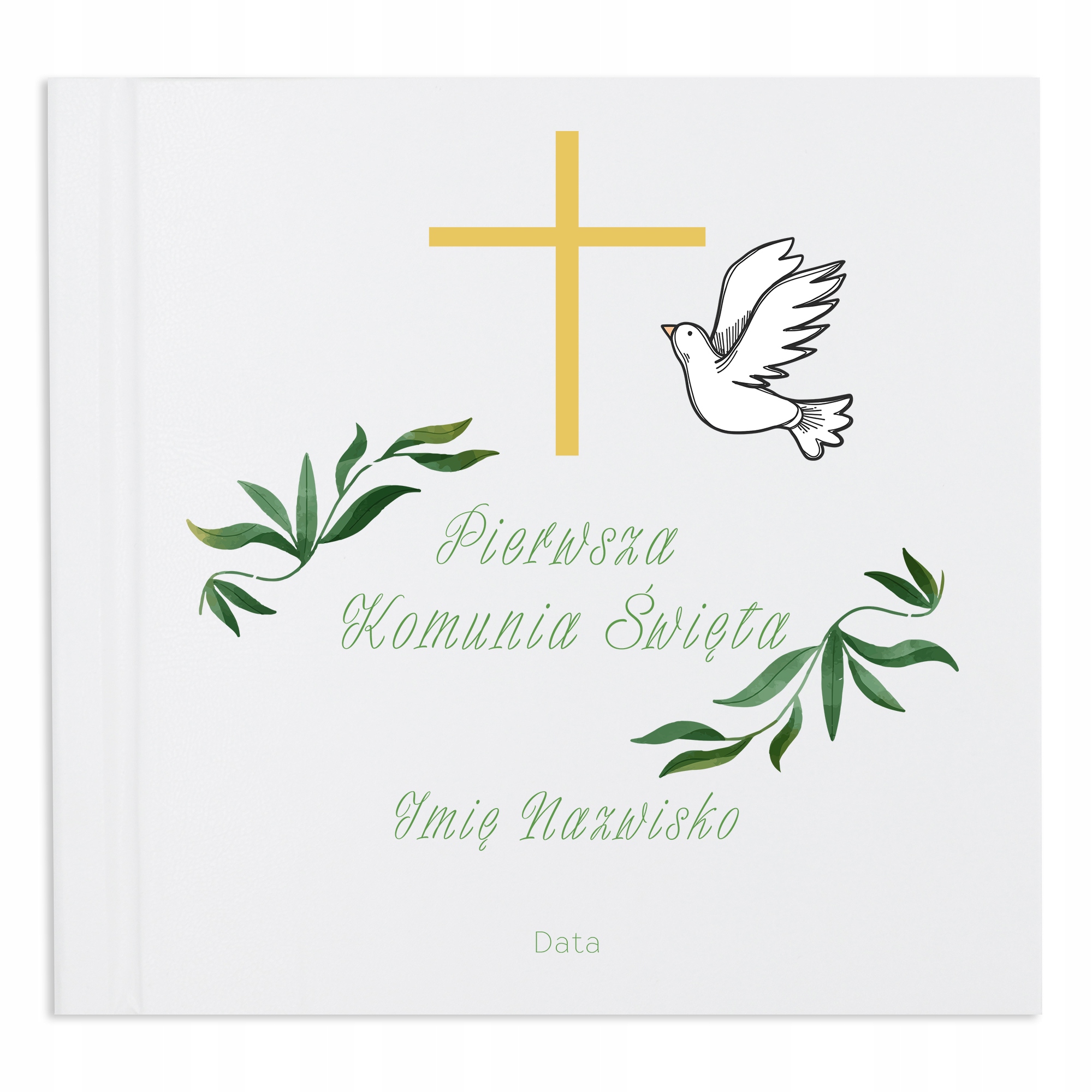 Album na vlepované fotografie Modrý A Svaté Přijímání Vánoce Památka Jméno