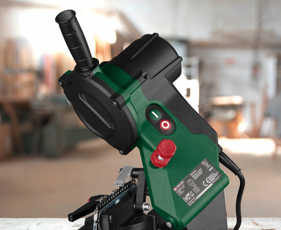 PARKSIDE PSG 85 C2 Ostrzałka do łańcuchów regulacja z podświetleniem LED Kod producenta PSG 85 C2 N