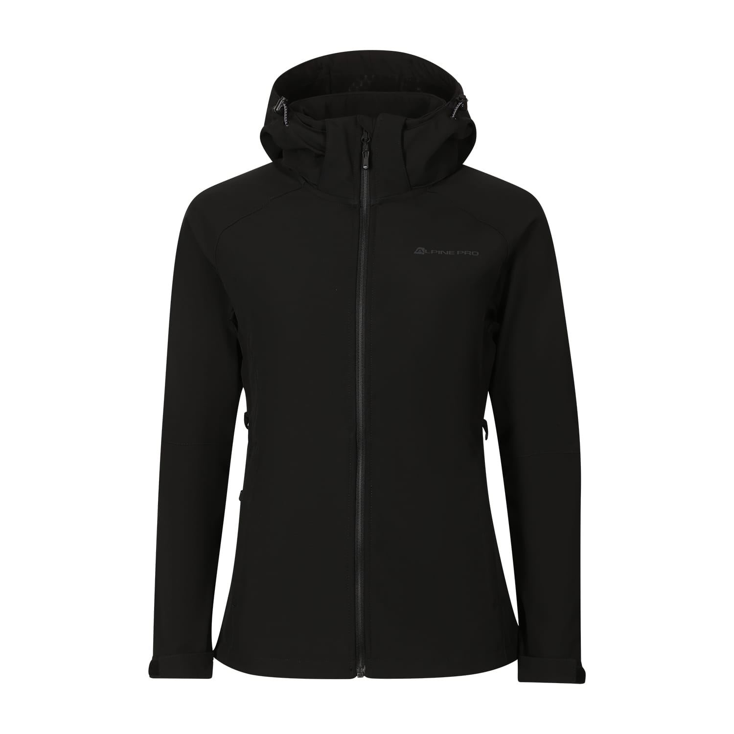 Damski softshell trekkingowy Alpine Pro Hoora k.czarny r.L