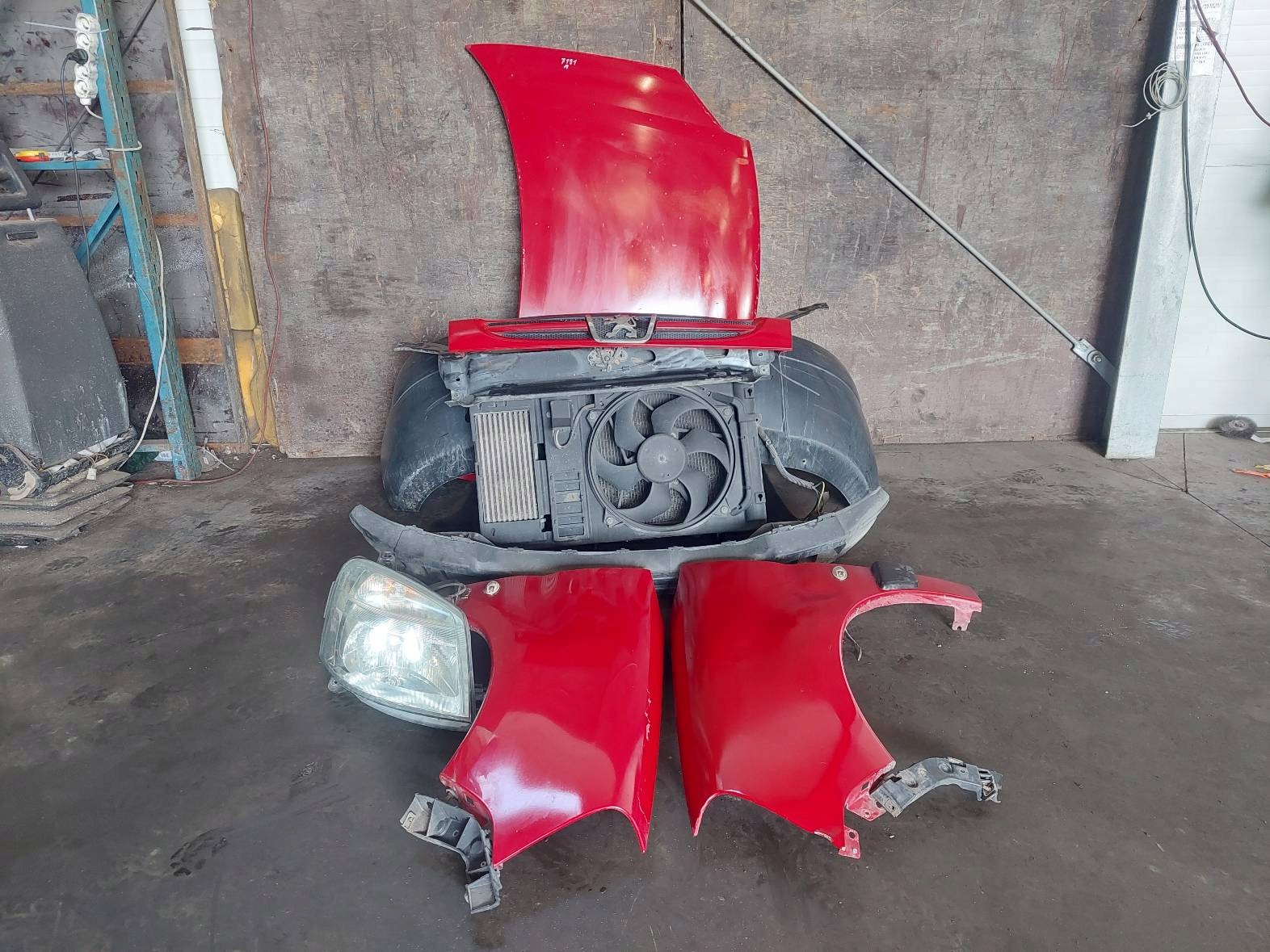 complete front bonnet bumper light fender PARTNER and LIFT KJFB