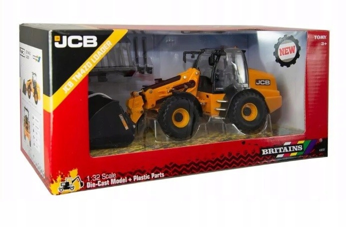 BRITAINS 43231 ŁADOWARKA KOŁOWA JCB TM420 1:32 Marka Britains