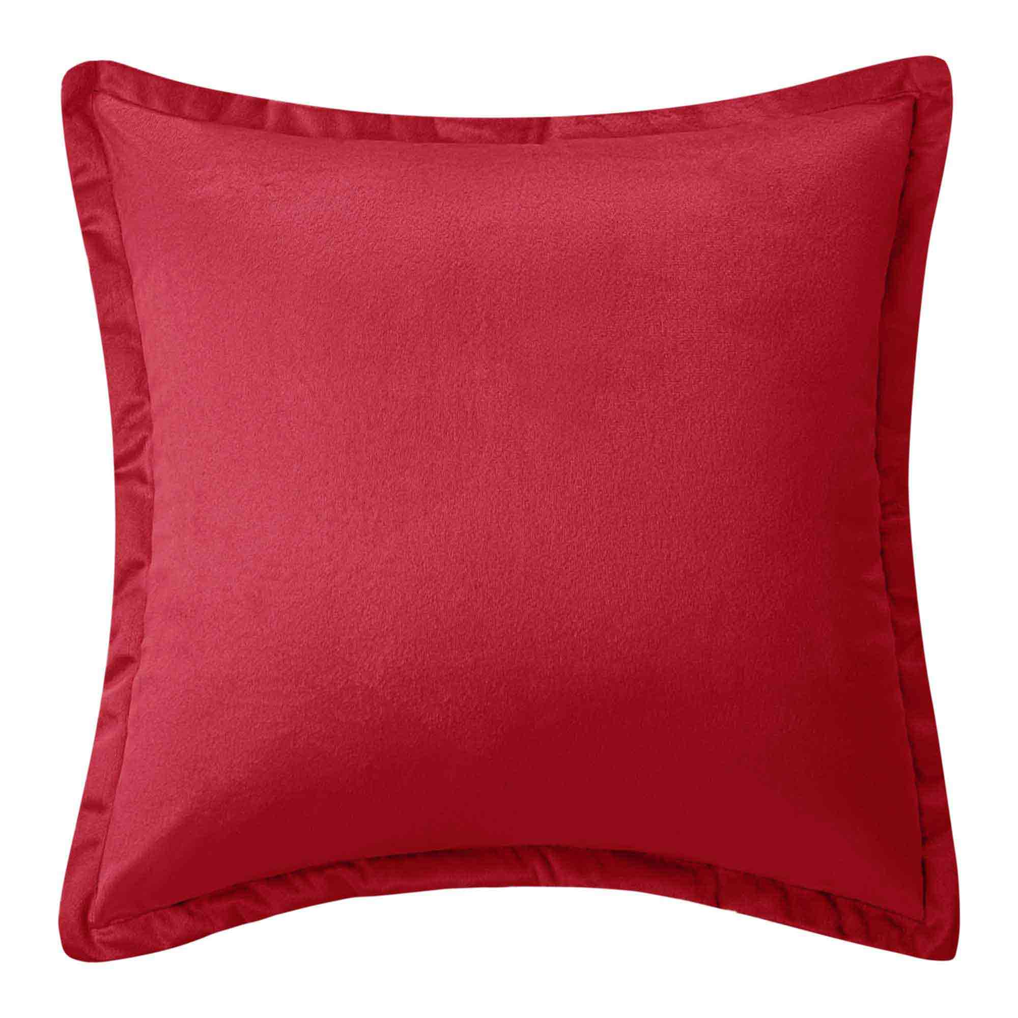 

Czerwona Poszewka Z Falbanką Velvet 40X40 Soft