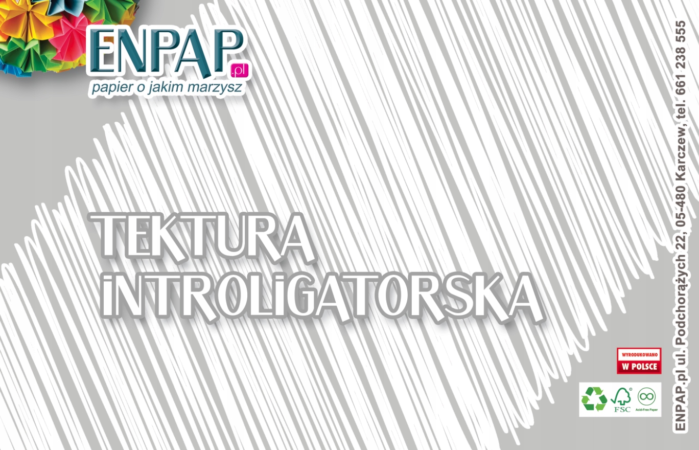

Tektura Introligatorska Szara A4 1 MM Op. 20 Szt