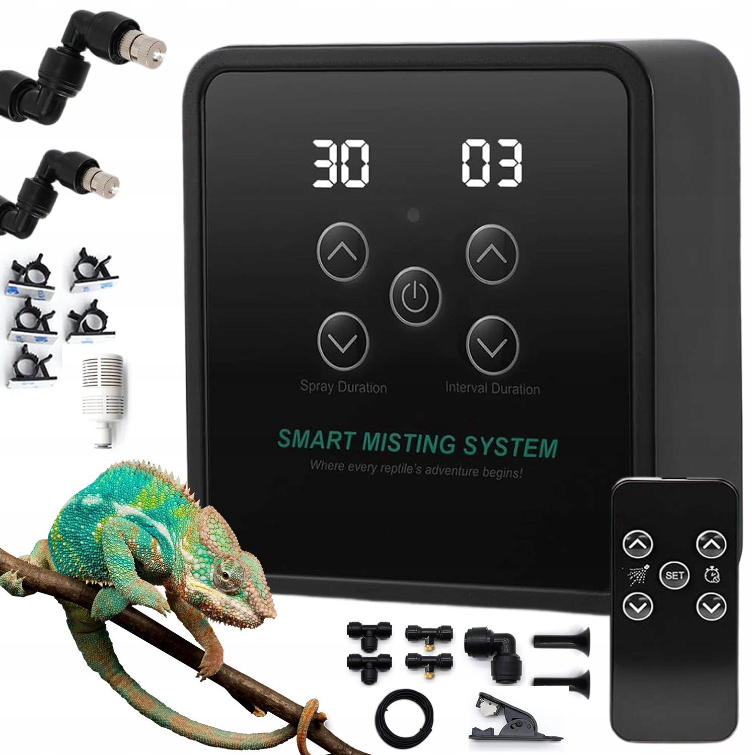 Systém Kropení S Tryskami 360 Do Terária Pro Hadího Chameleona