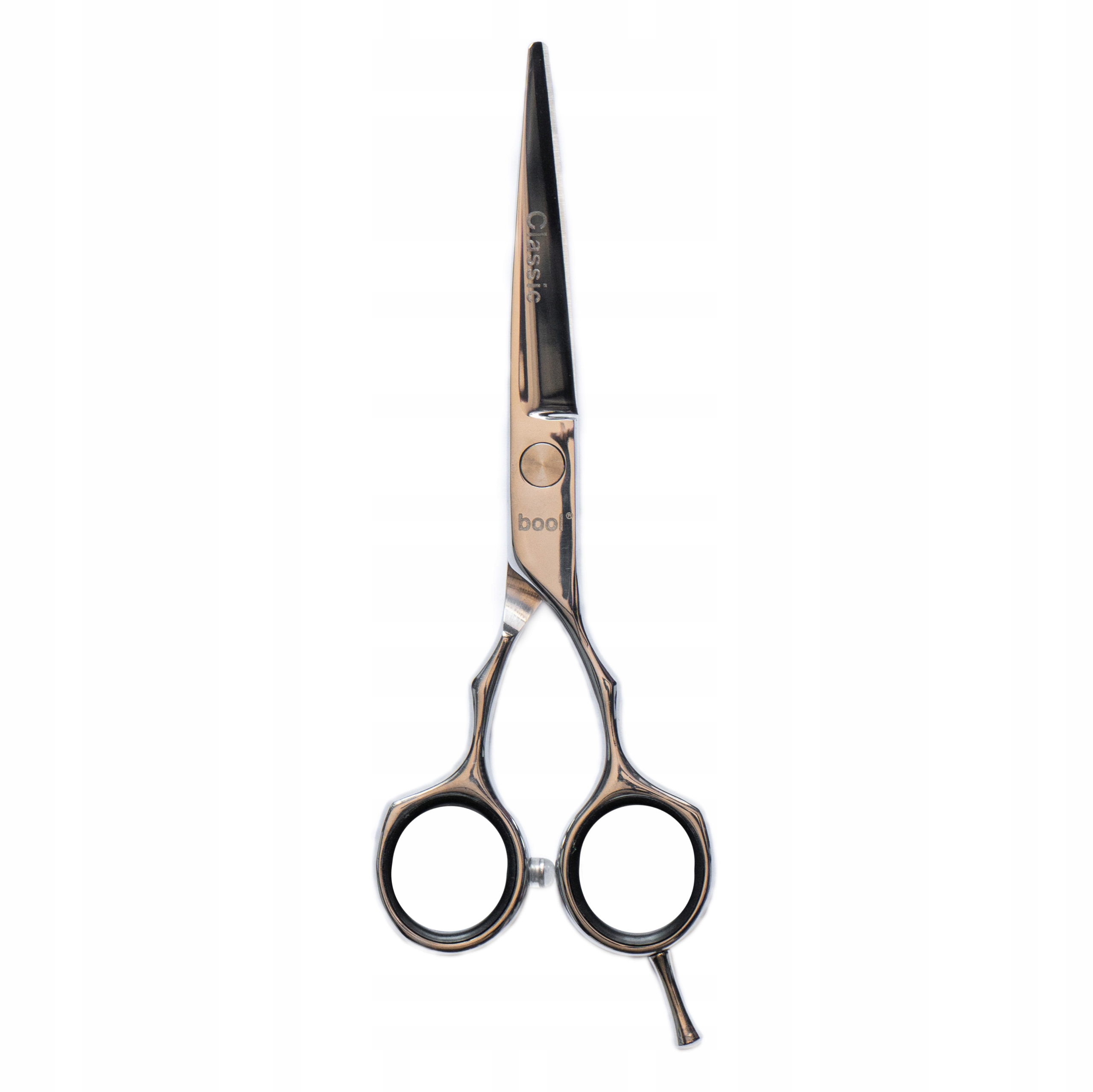 Kadeřnické nůžky Bool Classic ve stříbrném pouzdro 5,5
