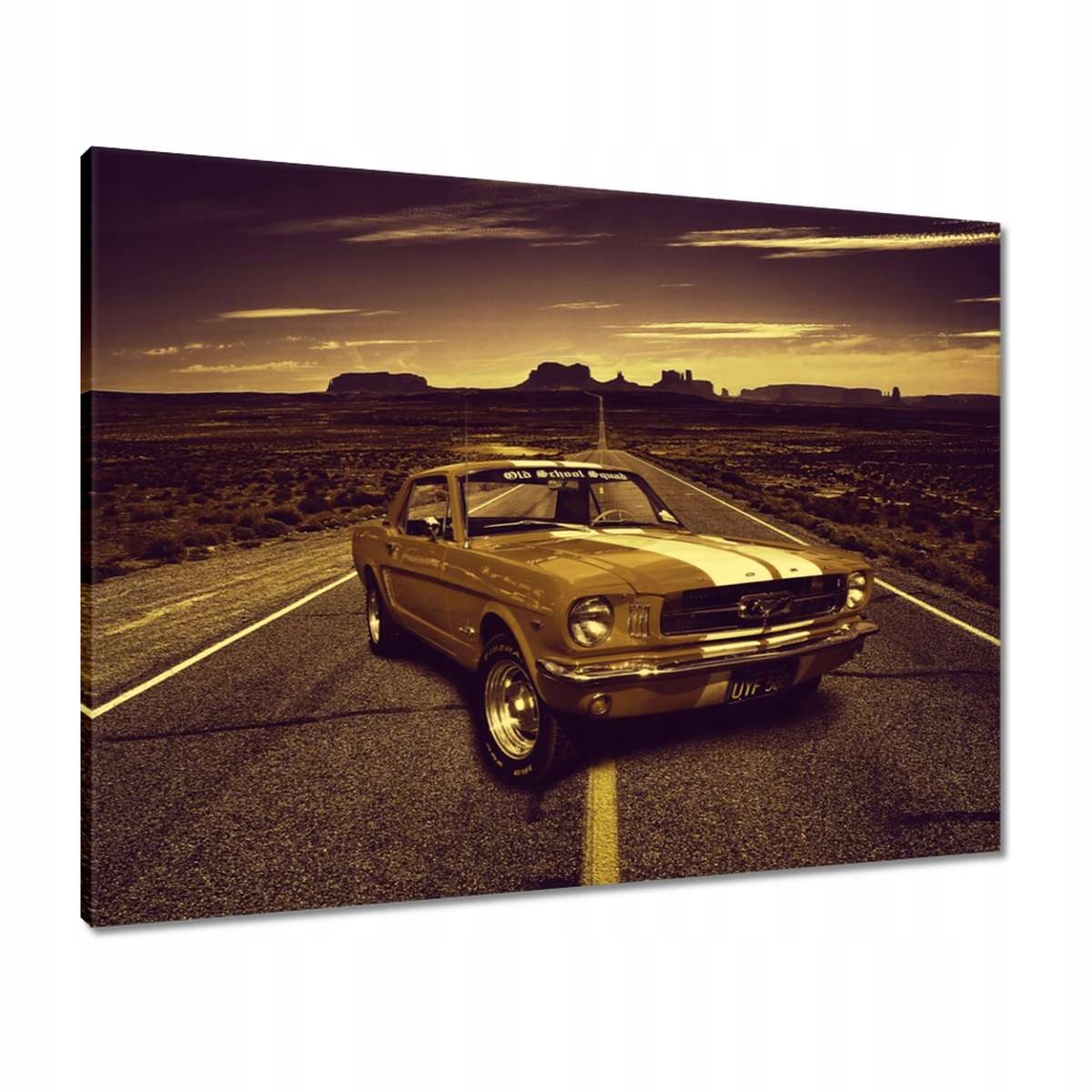 Obrazy 80x60 Ford Mustang Stará škola