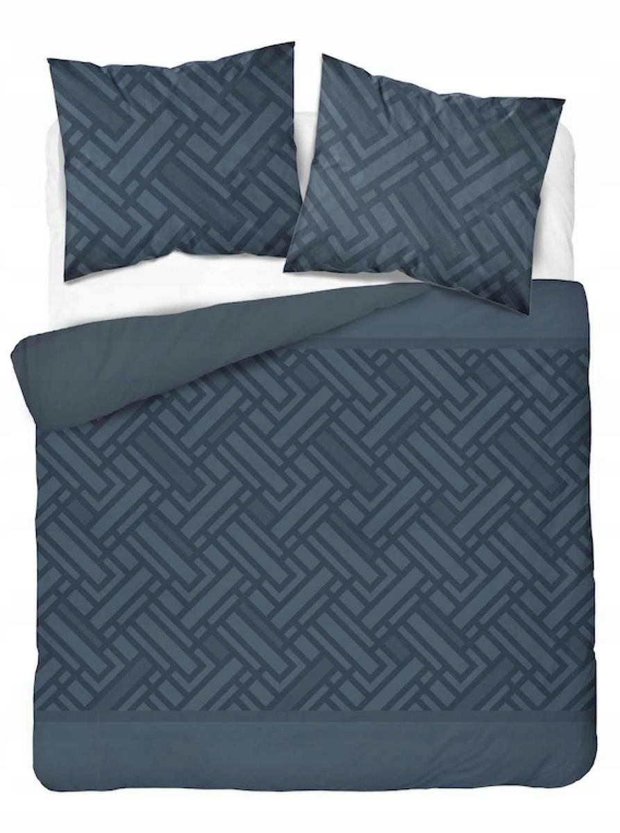 Povlečení 160x200, tmavě modré s geometrickým vzorem Home Satin