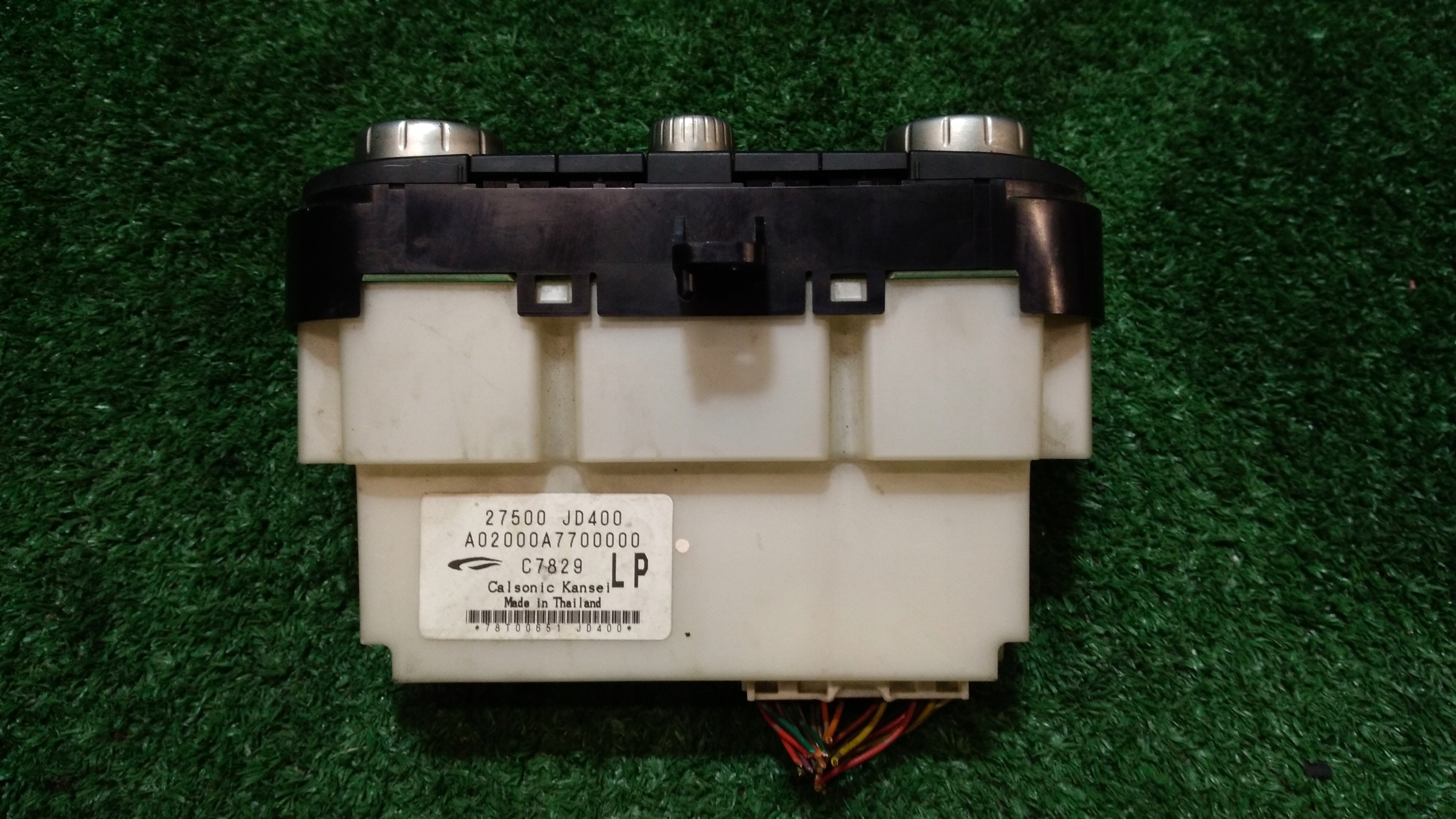 control panel air conditioning devices NISSAN QASHQAI 27500JD400