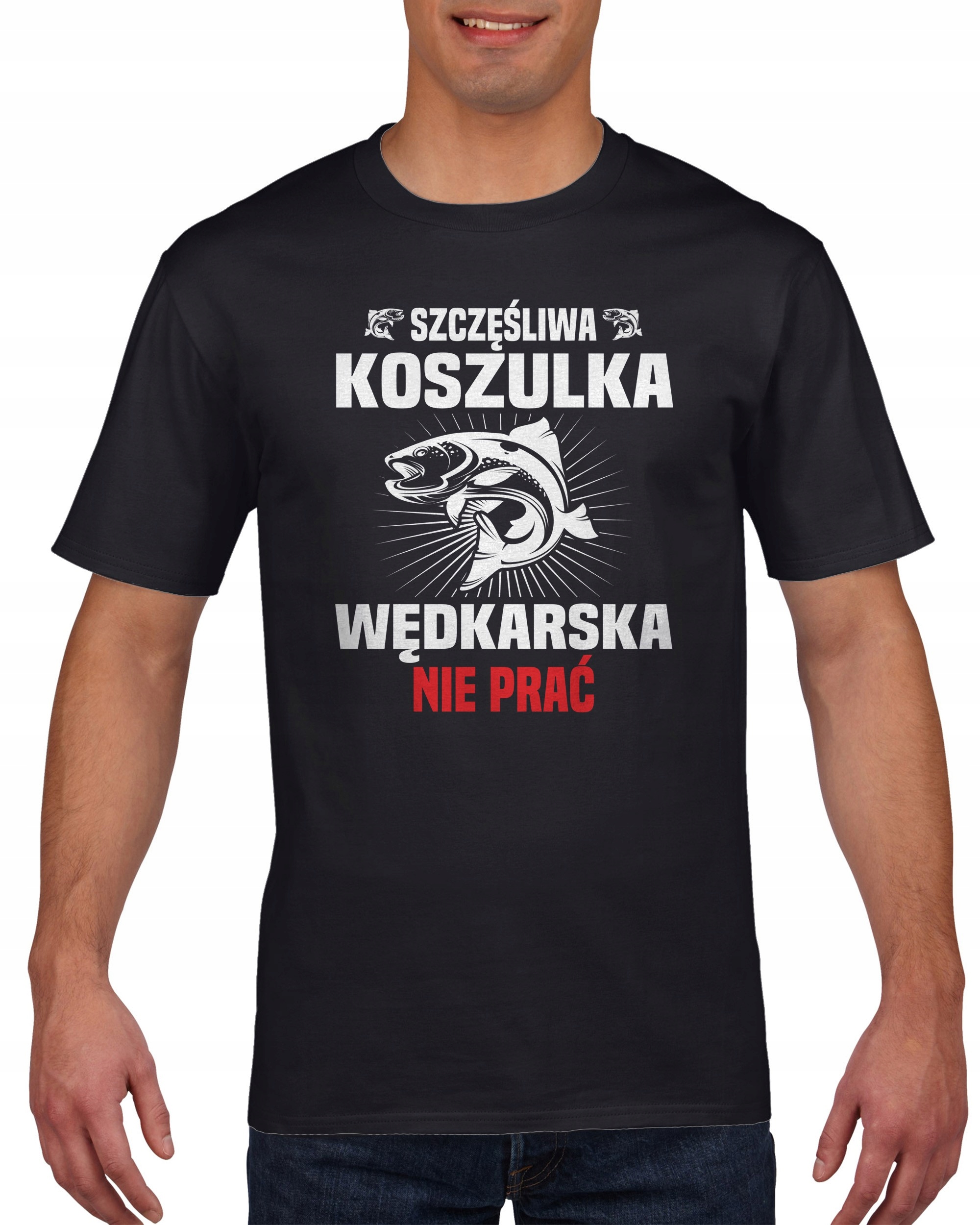 

Koszulka męska Szczęśliwa koszulka M