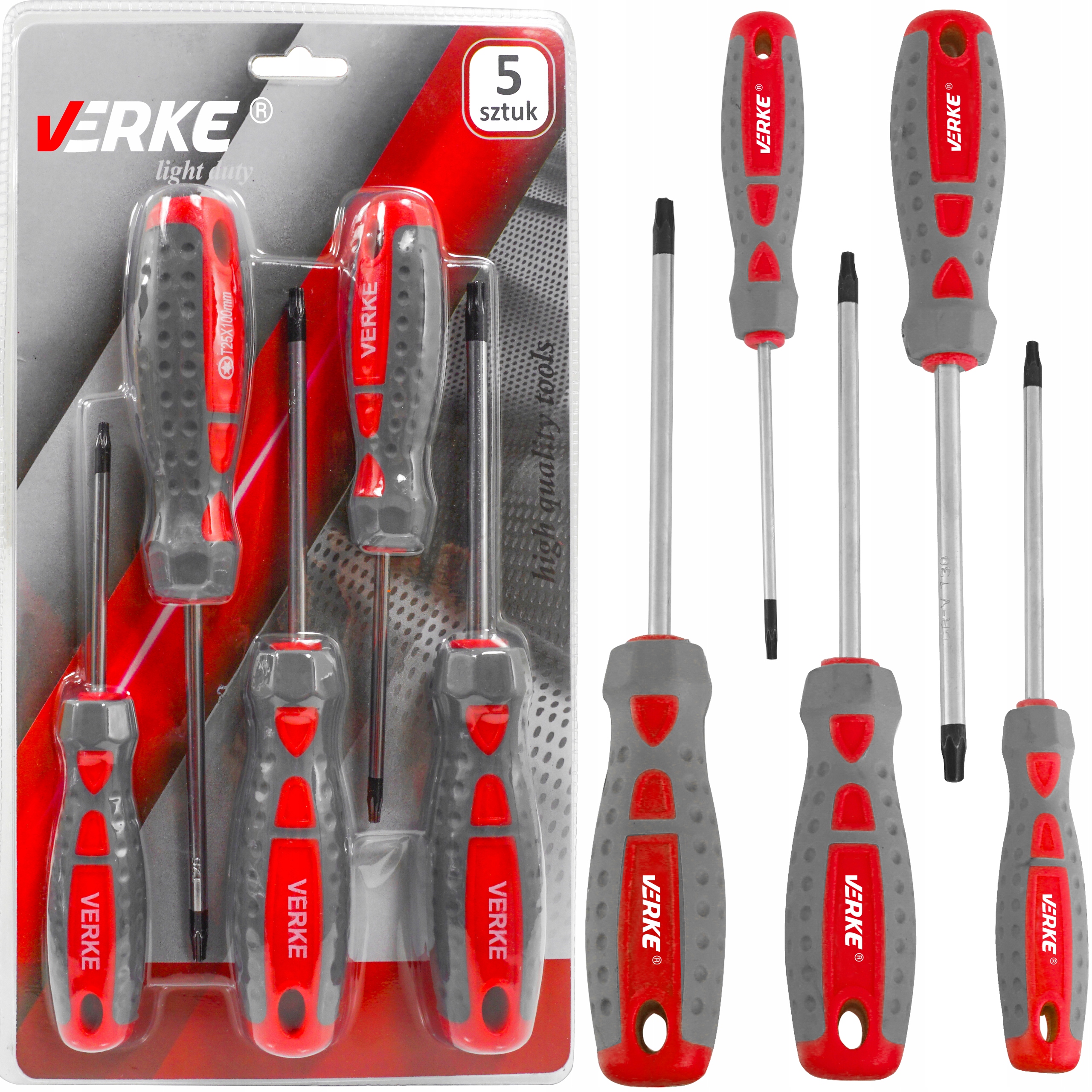 

Zestaw Wkrętaków Śrubokrętów Wkrętaki Torx T10-30