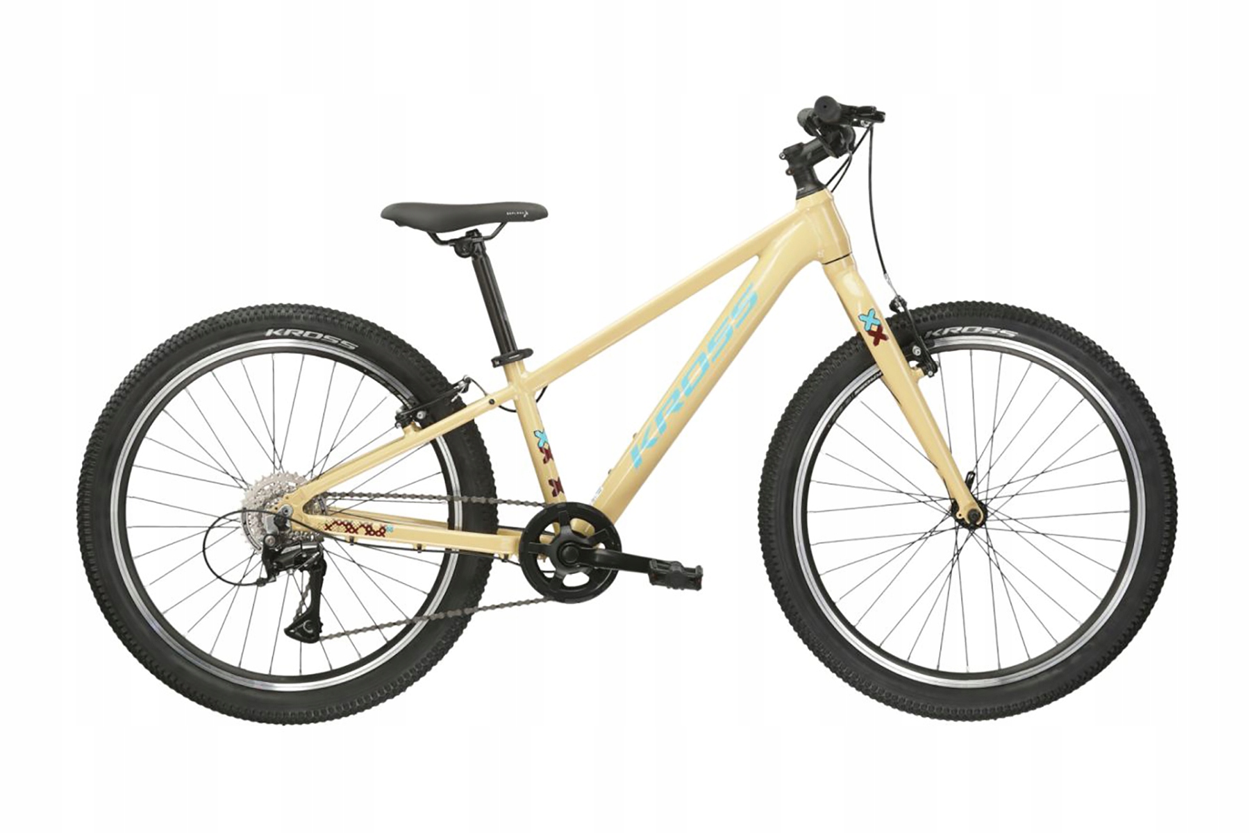 Rower górski Kross Level Jr 1.0 Beżowy 24" r. uni/12"