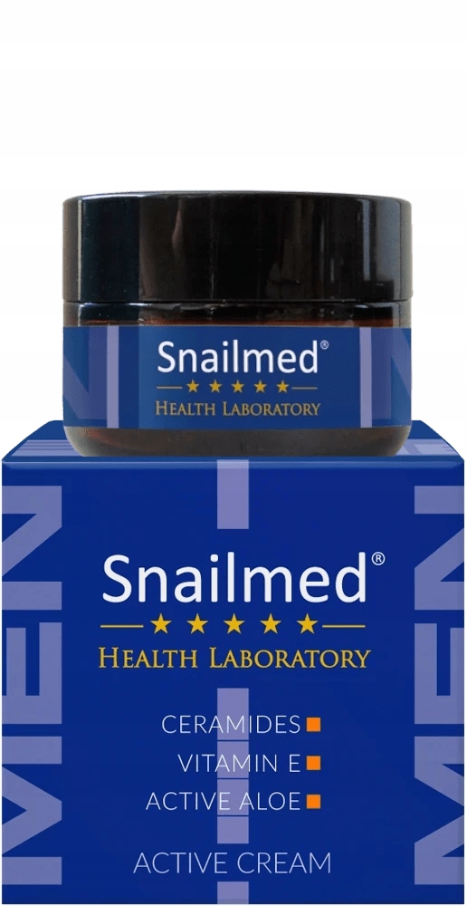 Snailmed Krem do twarzy dla mężczyzn z Ceramidami, 30ml