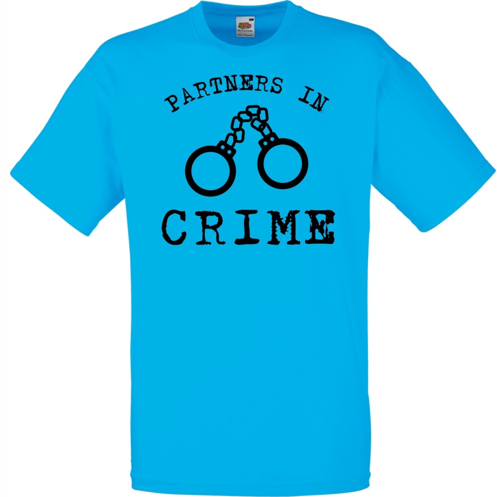 

Koszulka partners in crime prezent M lazurowa