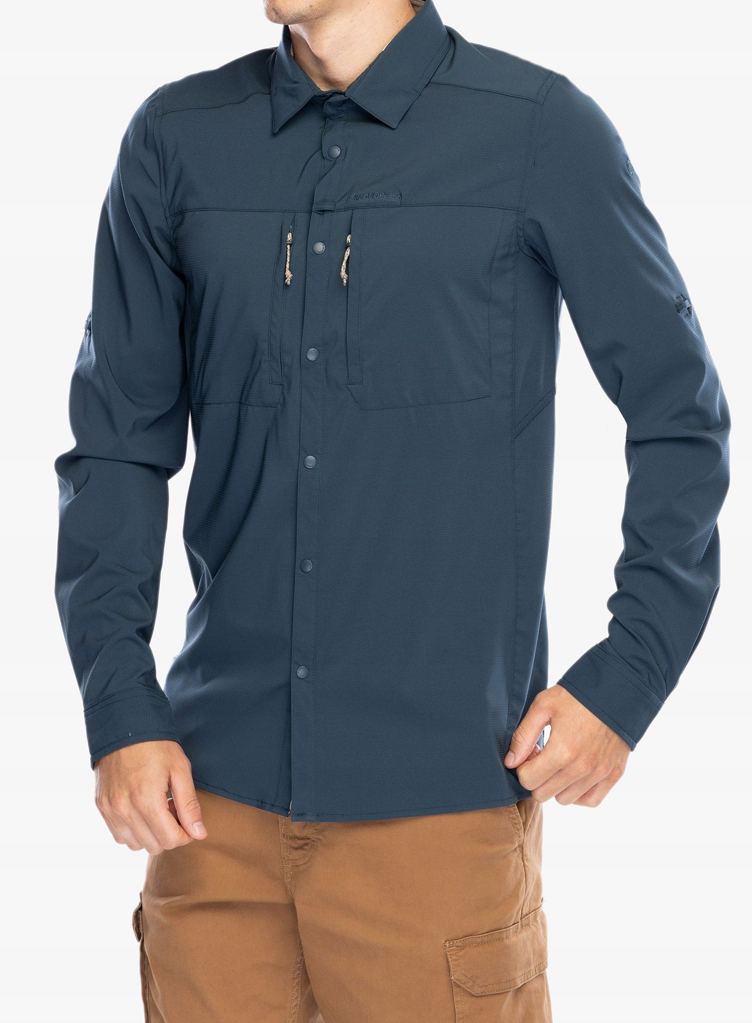 Koszula podróżnicza Craghoppers NosiLife Pro Ls Shirt V blue stone S