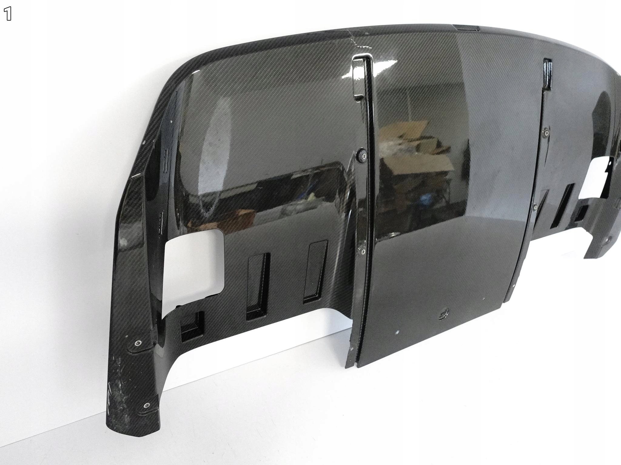 Aston Martin DBS Superleggera 18-24 SPOILER diffuser CARBON W bumper rear part