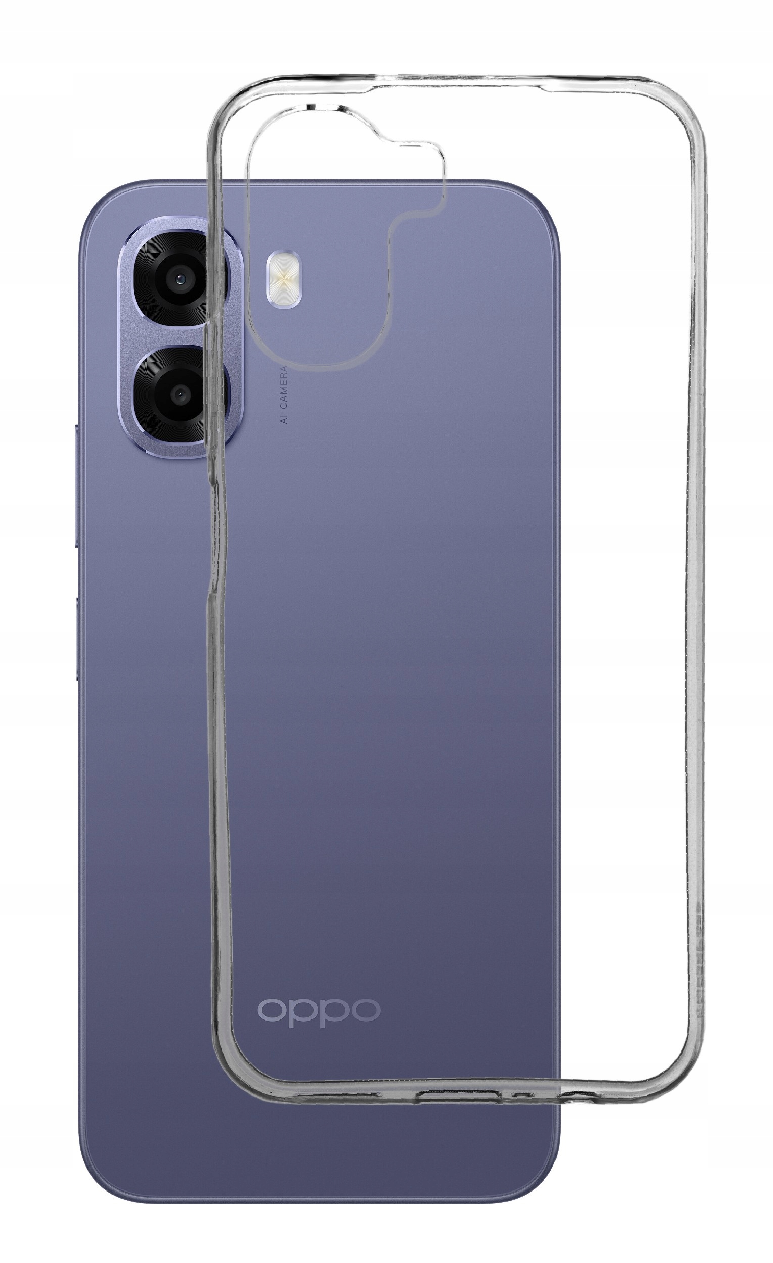 Etui do Oppo A6x 4G 5G A6t bezbarwny Obudowa Nakładka Pokrowiec Jelly Case