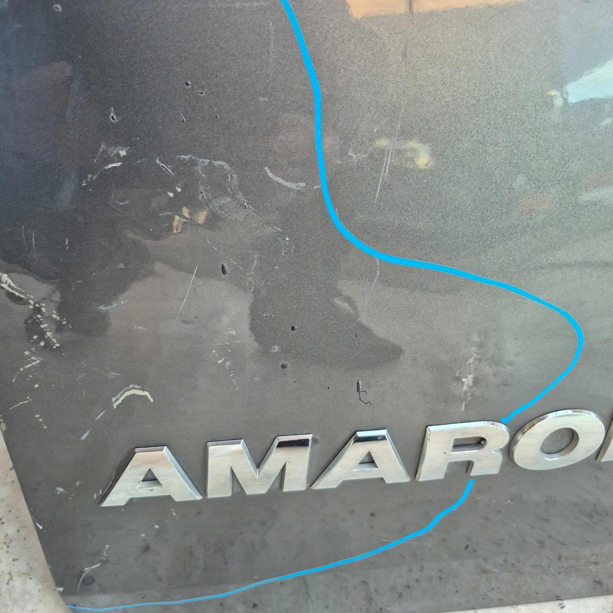 VW AMAROK 2H 10- trunk door boot BURTA rear part