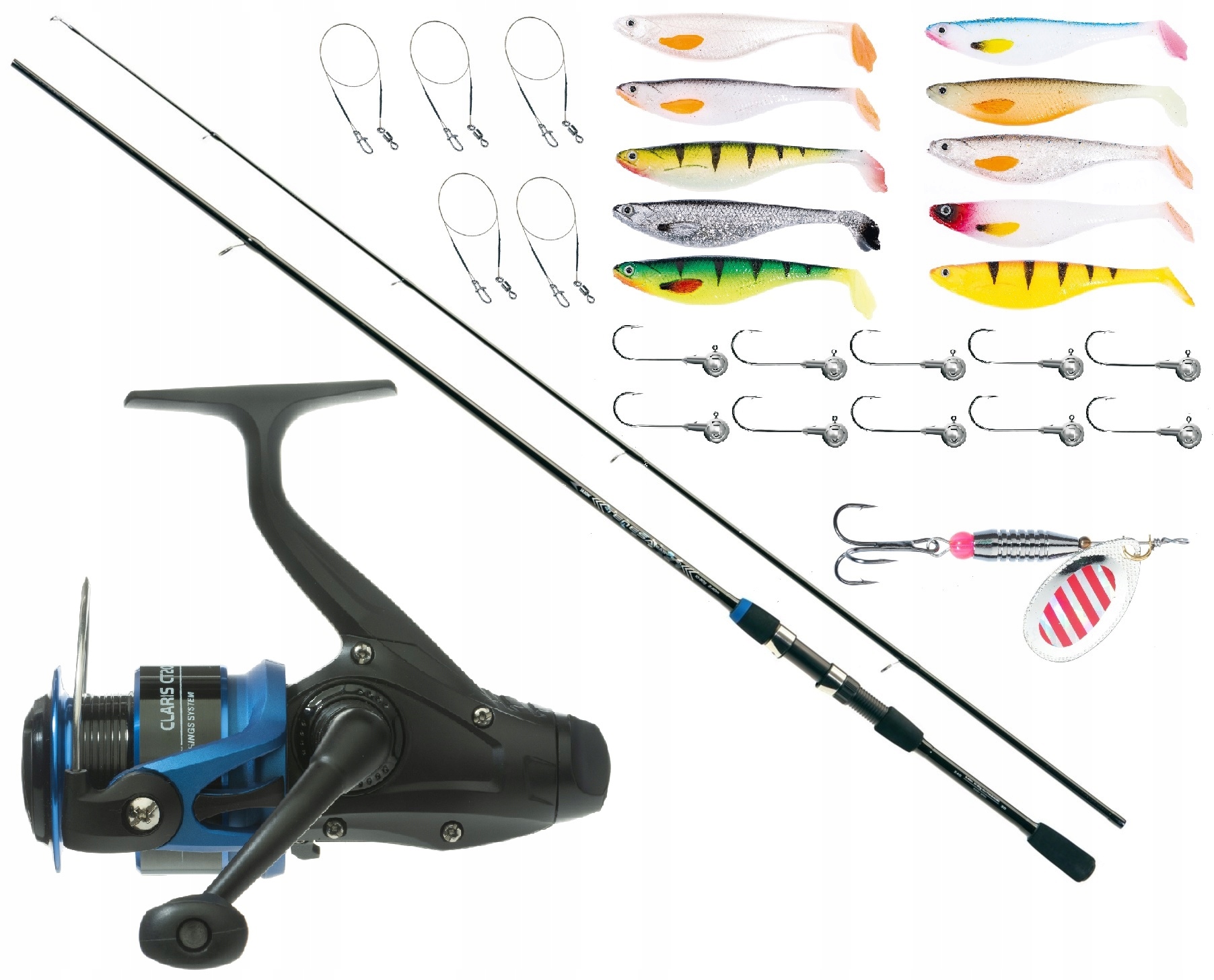 Zestaw Wędkarski Jaxon Wędka Spinning Kołowrotek