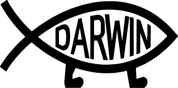 

Naklejka na auto samochód Ryba Darwin