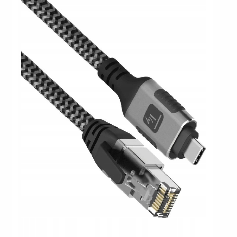 Kabel Sieciowy Usb-c na Gigabit Ethernet RJ45 3 m Techly