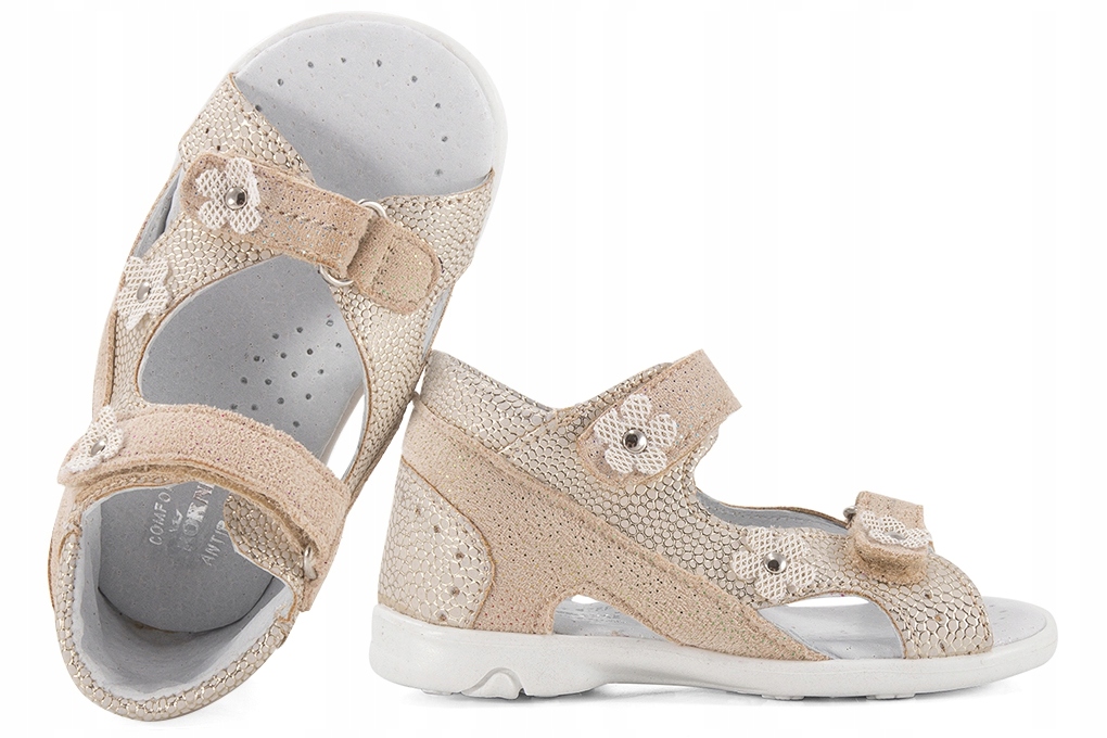 

Kornecki 6306 Sandałki Dziewczęce Sandały beż 24