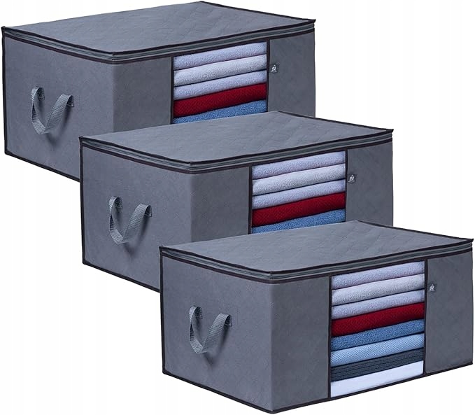 Veno Skladování tašky 128L Zesílená rukojeť Modrošedá 3ks