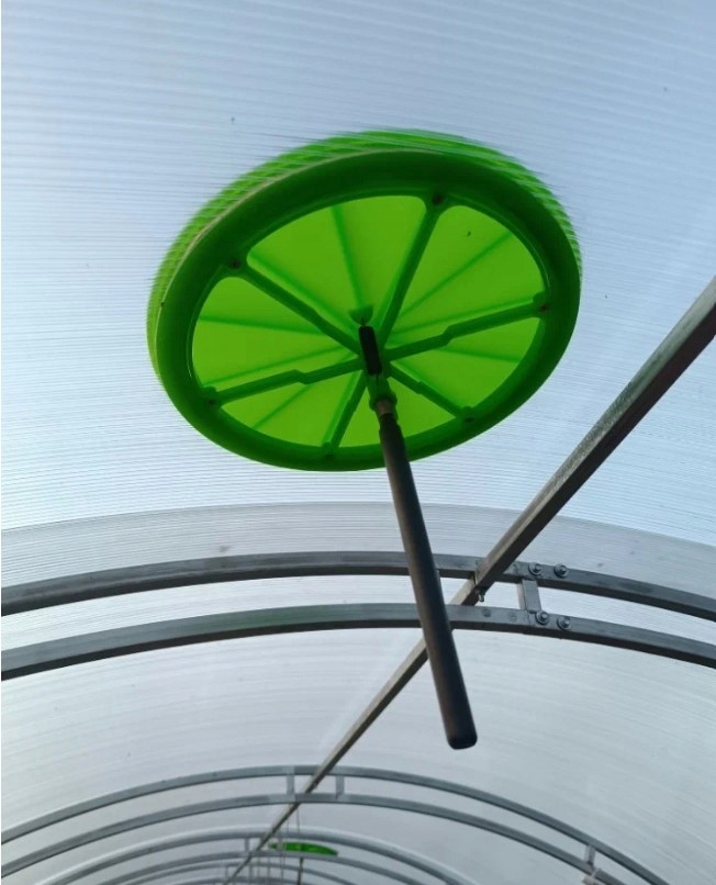 Odvětrávač Automatický otvírač okna pro skleníky 30 cm zelený
