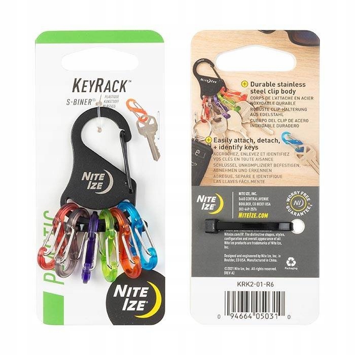 

S-Biner KeyRack - brelok do kluczy stalowy