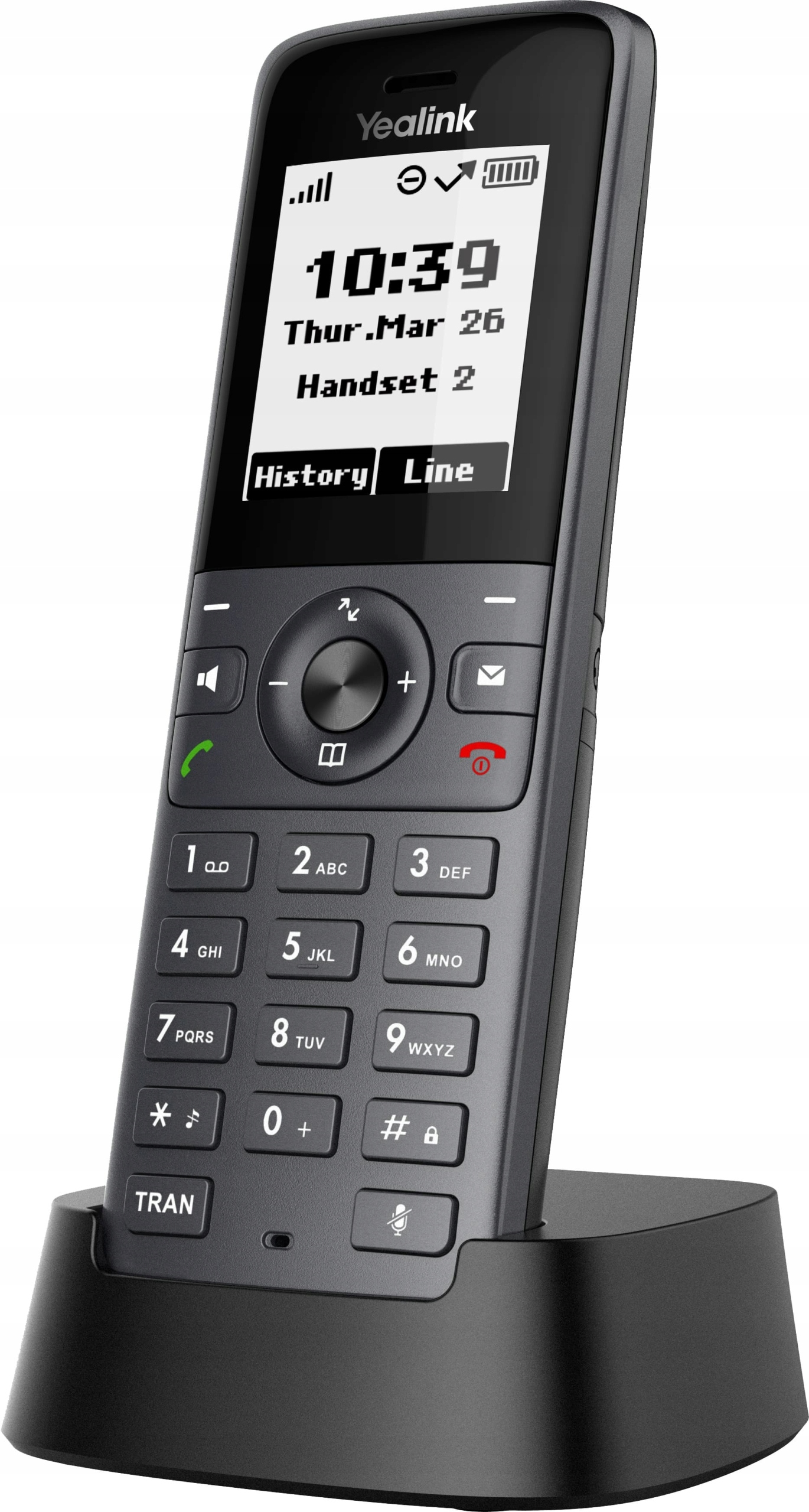 Yealink W71H Sip Dect rúčka, 1,8" čiernobiely displej
