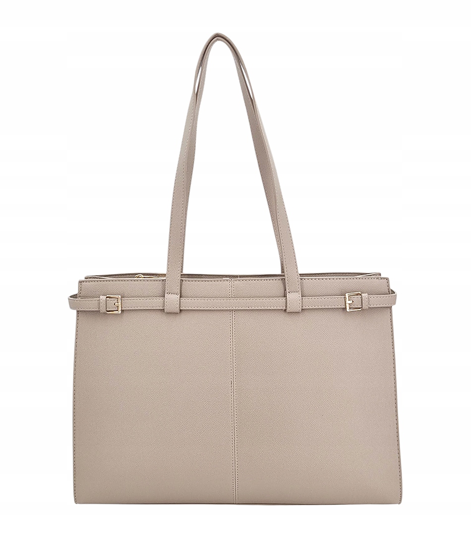 Béžový prostorný vyztužený dámský shopper Gallantry